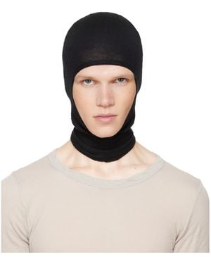 Rick Owens Tower Skull Balaclava - Black