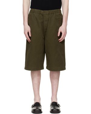 Entire studios Khaki Boxing Shorts - Green