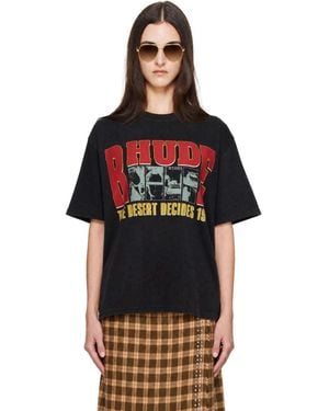 Rhude 'The Desert Decides' T-Shirt - Black