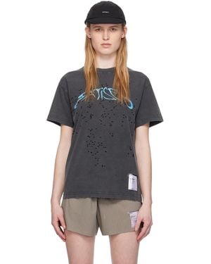 Satisfy Ventilated Tシャツ - ブラック