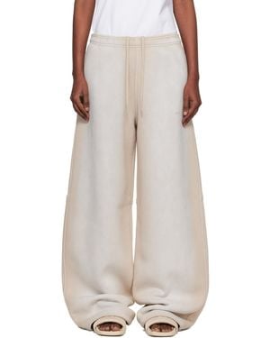 Alexander Wang Crystal Washed Terry Sweatpants - Natural