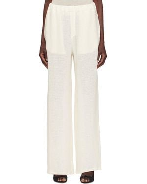 Ludovic de Saint Sernin Off- Elasticized Waistband Trousers - Natural