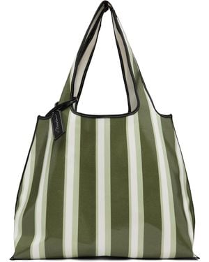 3.1 Phillip Lim Dual Stripe Market Tote - Green