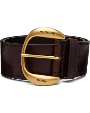 Weekend by Maxmara Ceinture Wkalaccato Brune - Noir