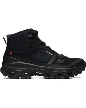 On Shoes Cloudrock Mid Waterproof Trainers - Black