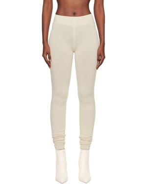 Rick Owens Off- Concordians Runway Leggings - Natural