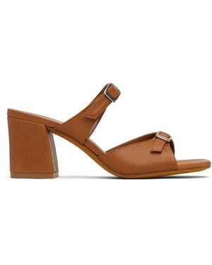 Maryam Nassir Zadeh Tan Una Heeled Sandals - Black