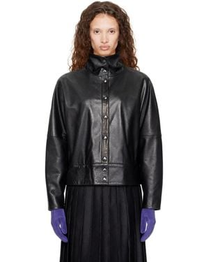 Nicklas Skovgaard Felicity Leather Jacket - Black