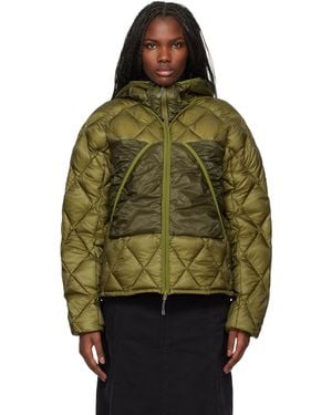 ROA Khaki Light Down Jacket - Green