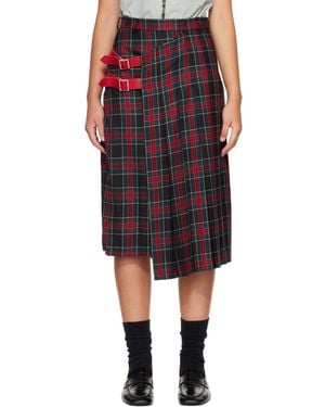 Undercover Up2F1603 Midi Skirt - Black