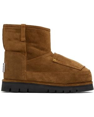 Acne Studios ブラウン Jeans ショート スエードブーツ