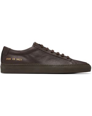 Common Projects Achilles Premium Trainers - Black