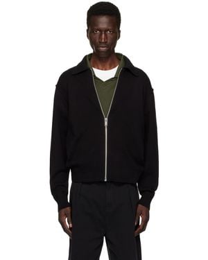 Han Kjobenhavn Zip Cardigan - Black