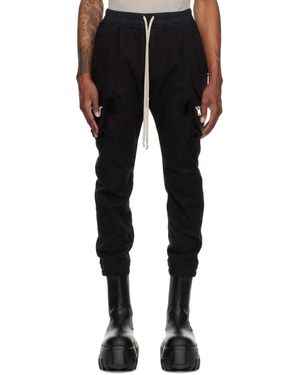 Rick Owens Tower Mastodon Cargo Trousers - Black
