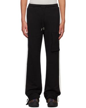 Spencer Badu Cargo Pocket Layered Joggers - Black