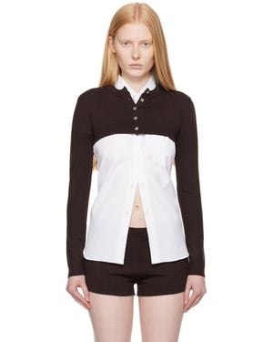 Sandy Liang Chip Cardigan - Black