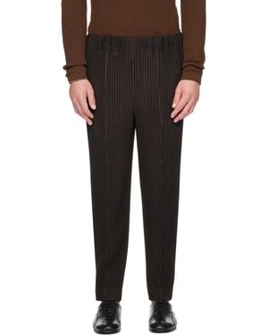 Homme Plissé Issey Miyake Compleat Trousers - Black