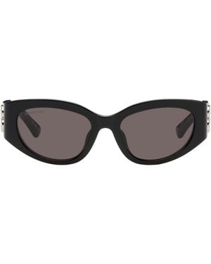 Balenciaga Bossy Cat Eye Strass Sunglasses - Black