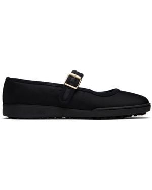 A.P.C. Moe Mary Jane Ballerina Flats - Black
