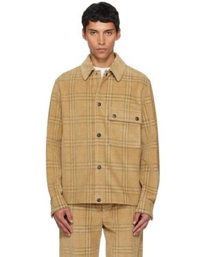 Burberry Check Corduroy Shirt - Multicolor