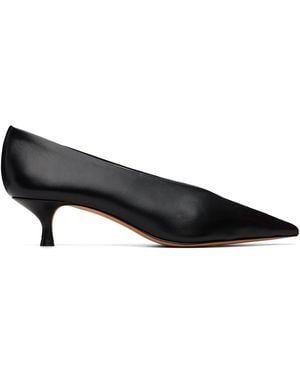 Le Monde Beryl Babouche Kitten Heels - Black