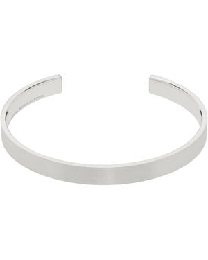 Le Gramme シルバー Ribbon Le 21G ブレスレット - ブラック