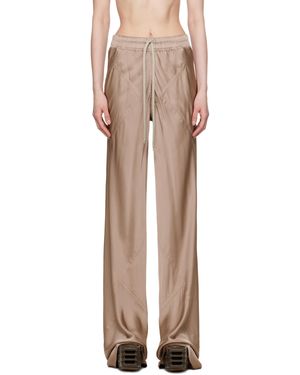 Rick Owens トープ Hollywood ドローストリング バイアス ラウンジパンツ - マルチカラー