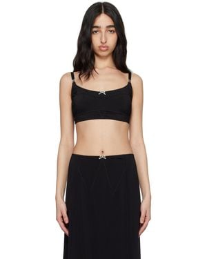Rabanne Bow Top - Black