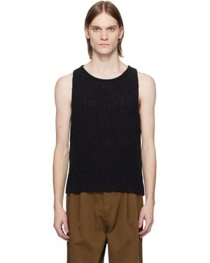 Cmmn Swdn Eli Tape Knit Tank Top - Black