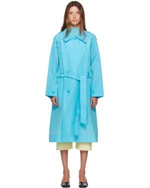 Issey Miyake Correlation Coat - Blue