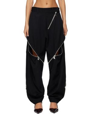 The Attico Long Pants - Black