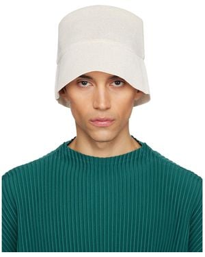 Homme Plissé Issey Miyake Washi Bucket Hat - Green