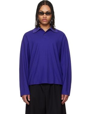 Our Legacy Rugby Longsleeve Polo - Blue