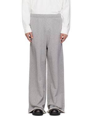 MM6 by Maison Margiela Embroidered Logo Joggers - White