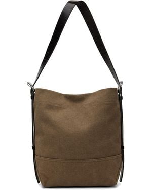 Lemaire Small Belted Tote - Brown