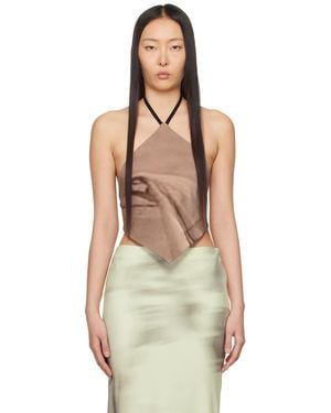 ELLISS Ssense Exclusive Burgundy Tank Top - Red