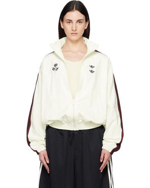 Willy Chavarria Off- Adidas Originals Edition Woven Track Jacket - White