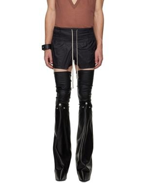 Rick Owens Concordians Boxing Shorts - Black