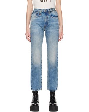 R13 Blue Courtney Slim Jeans