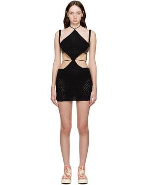 Kijun Ssense Exclusive Diamond Minidress - Black