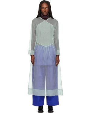 SC103 Robe Midi Scenic Bleue - Noir
