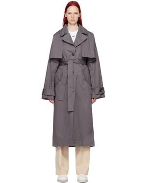 Axel Arigato グレー Atom トレンチコート - ブラック