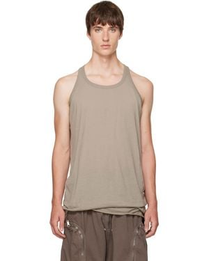 Rick Owens Taupe Tower Loose Tank Top - Natural