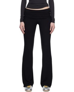 Skims Soft Lounge Foldover Leggings - Black