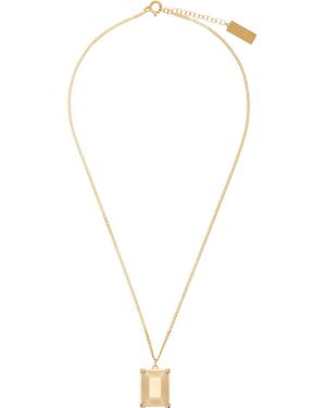 MM6 by Maison Margiela Unexisting Stone Necklace - Metallic