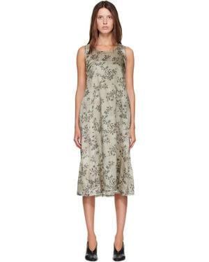 R13 Sleeveless Midi Dress - Green