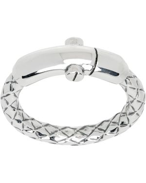 Bottega Veneta Intreccio Ring - Metallic