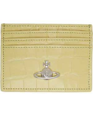 Vivienne Westwood Flat Card Holder - Metallic