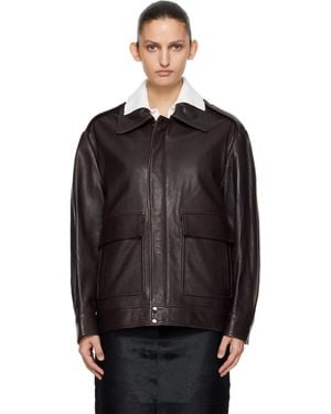 Nour Hammour Drey 'The It Girl' Leather Jacket - Black