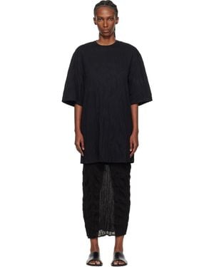 TOTEME Relaxed Tee Midi Dress - Black